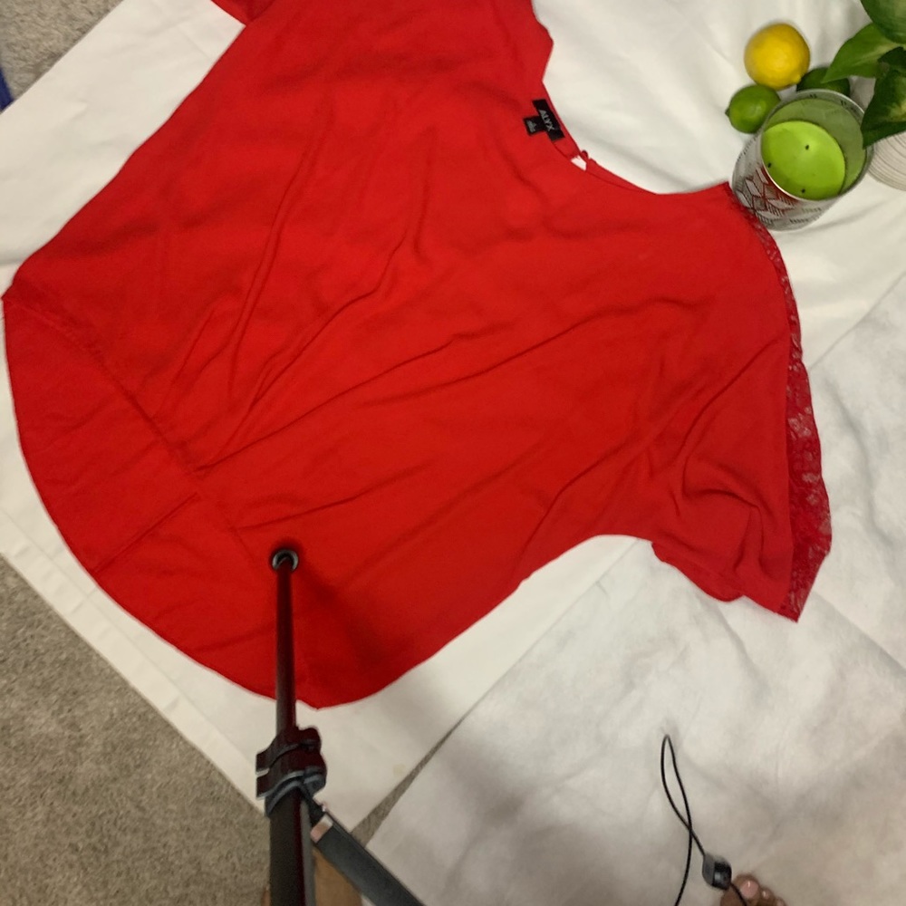 New red blouse